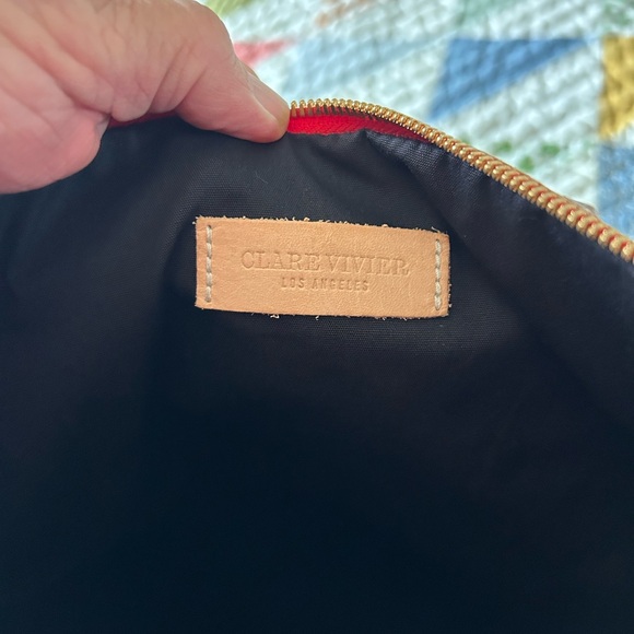 Clare V. Leather flat fold over clutch with rivets - Picture 8 of 11